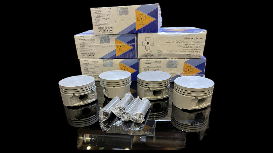 مجموعه پیستون پژو 206 تیپ 5 (موتور TU5) شرکت موتورسازی پویا نیستانک ...